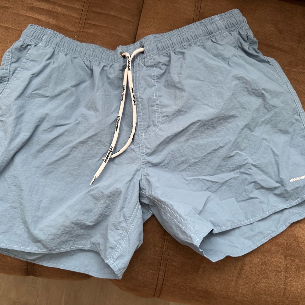 Maamgic Blue Men's Swim Trunks